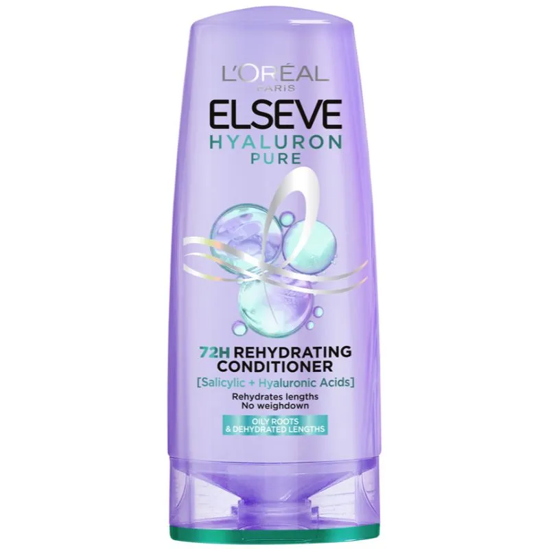 L’Oréal Paris Elseve Hyaluron pure Balzam za dehidriranu kosu koja se brzo masti, 200 ml