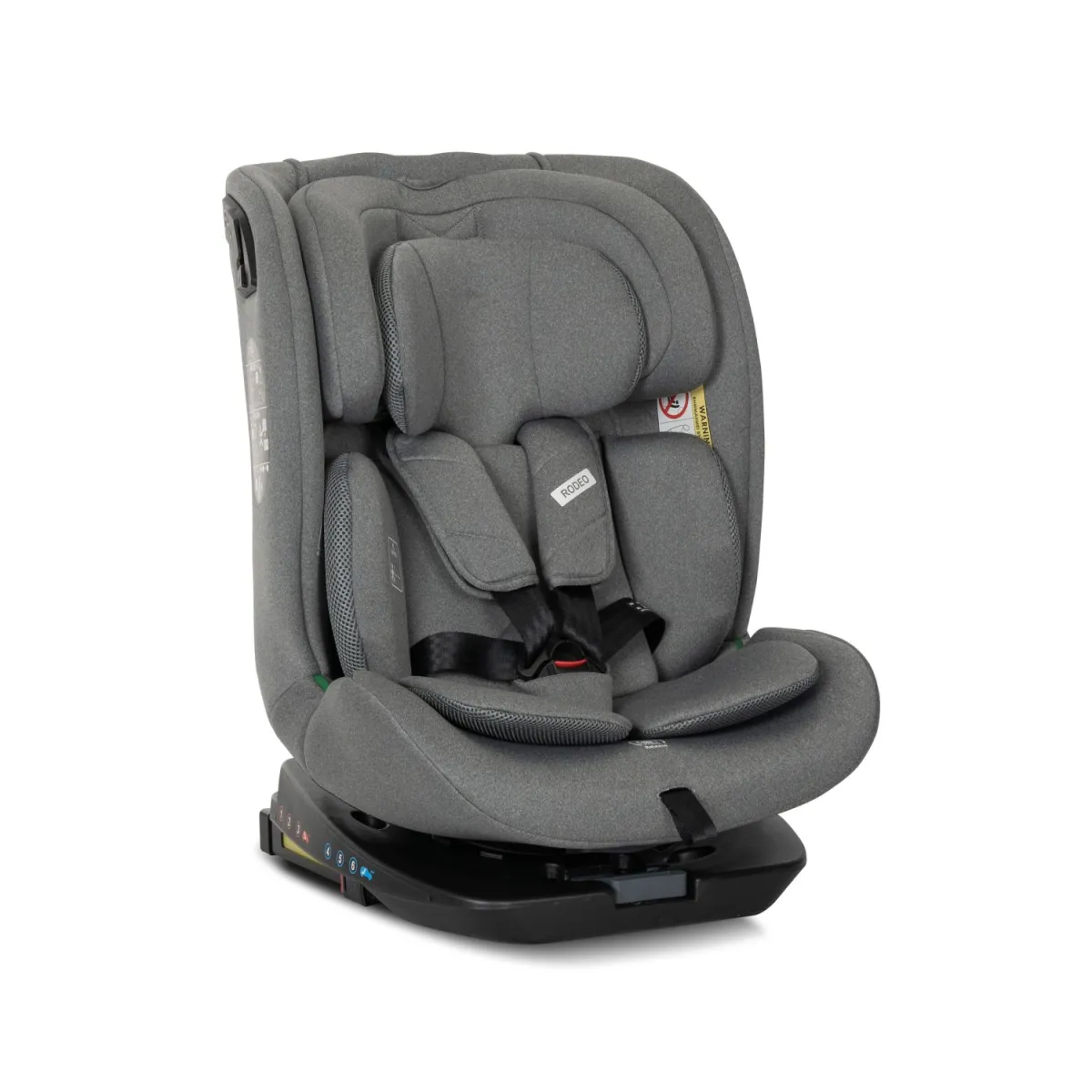 LORELLI Auto sedište iSize 40-150cm Rodeo 360 isofix, siva