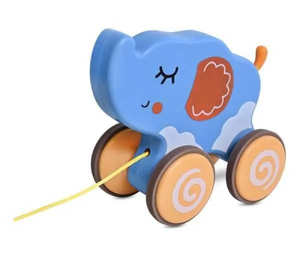 LORELLI Edukativna igračka - Elephant Pull-Along