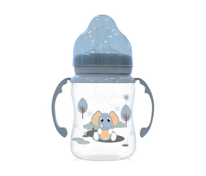 LORELLI Flašica 250ml Wide neck - sa ručicama moonlight blue