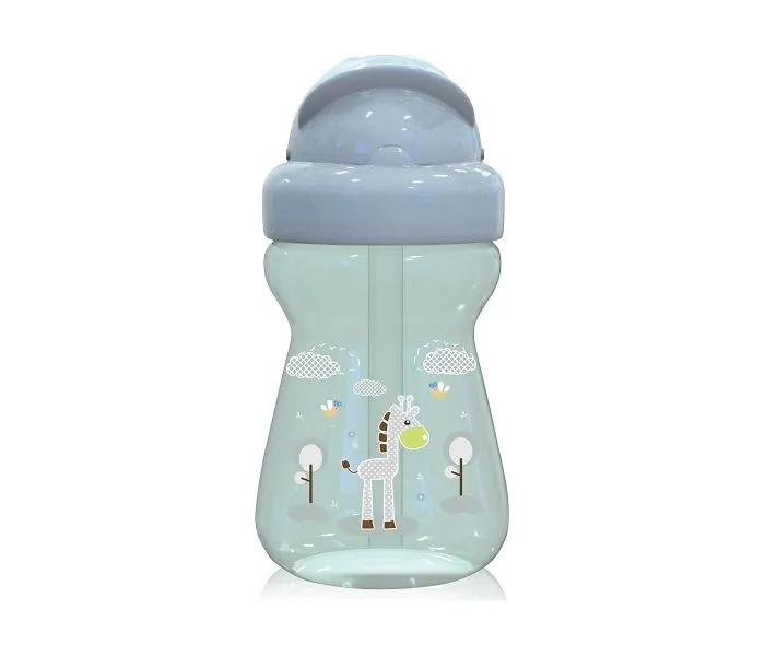 LORELLI Flašica sportska mini sa slamčicom 200 ml Animals mint green