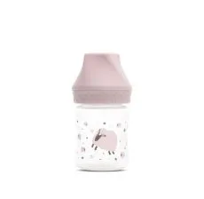 LORELLI Flašica za bebe Wide neck 125ml My friend, roze