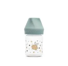 LORELLI Flašica za bebe Wide neck 125ml My friend, zelena