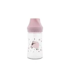 LORELLI Flašica za bebe Wide neck 250ml My friend, roze