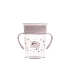 LORELLI Šolja 360° sa ručkama 275ml My friend, roze