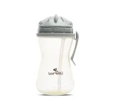 LORELLI Sportska flašica sa ručkom 360ml, siva/žuta