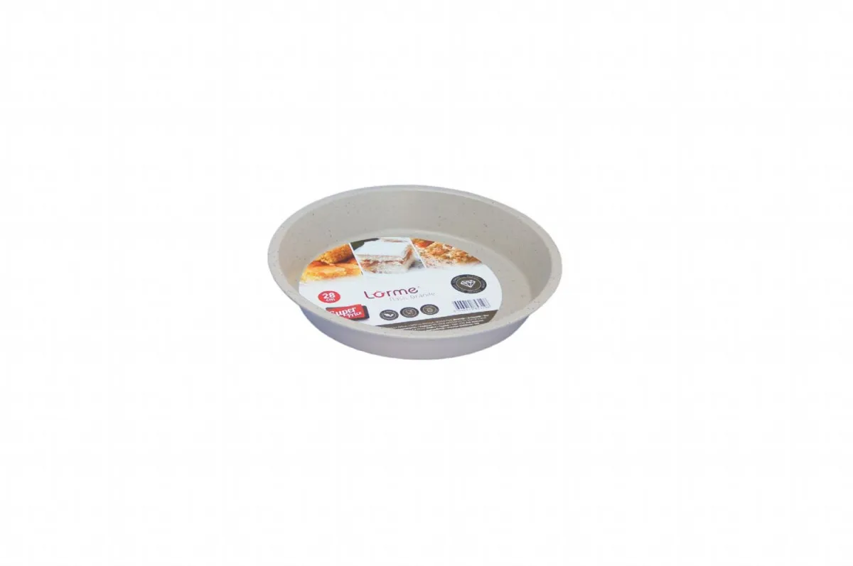 LORME Basic Tepsija okrugl granit 28 x 4,5 cm