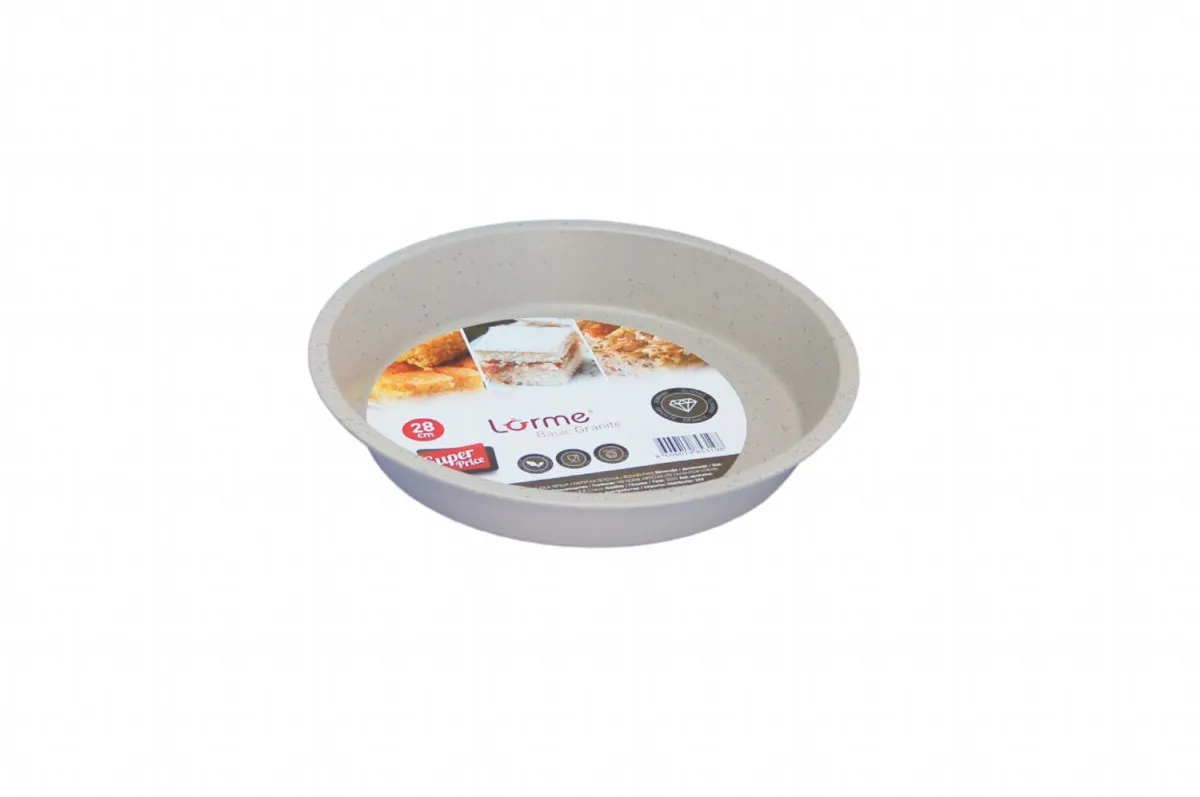 LORME Basic Tepsija okrugla granit 32 x 4,5 cm