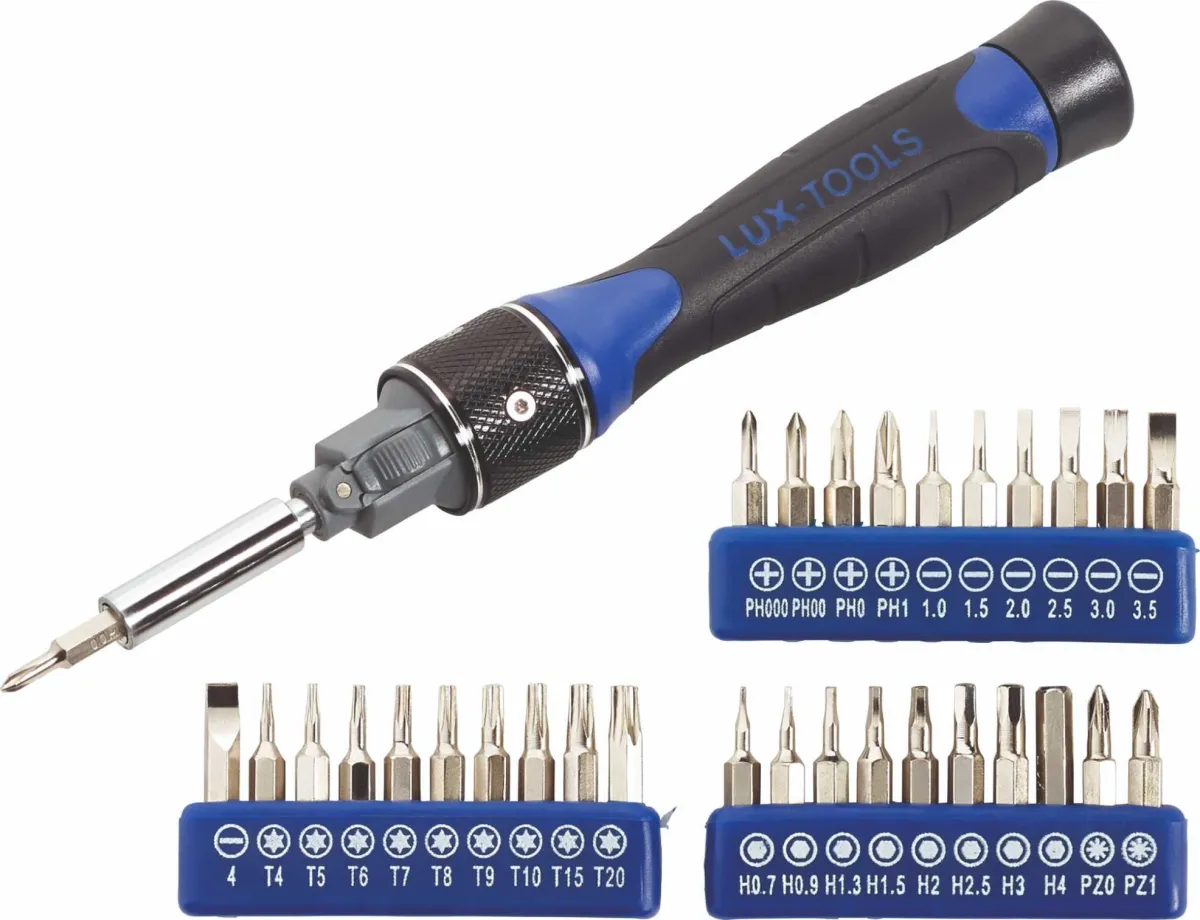 LUX TOOLS Precizni odvijač sa setom nastavaka 399101