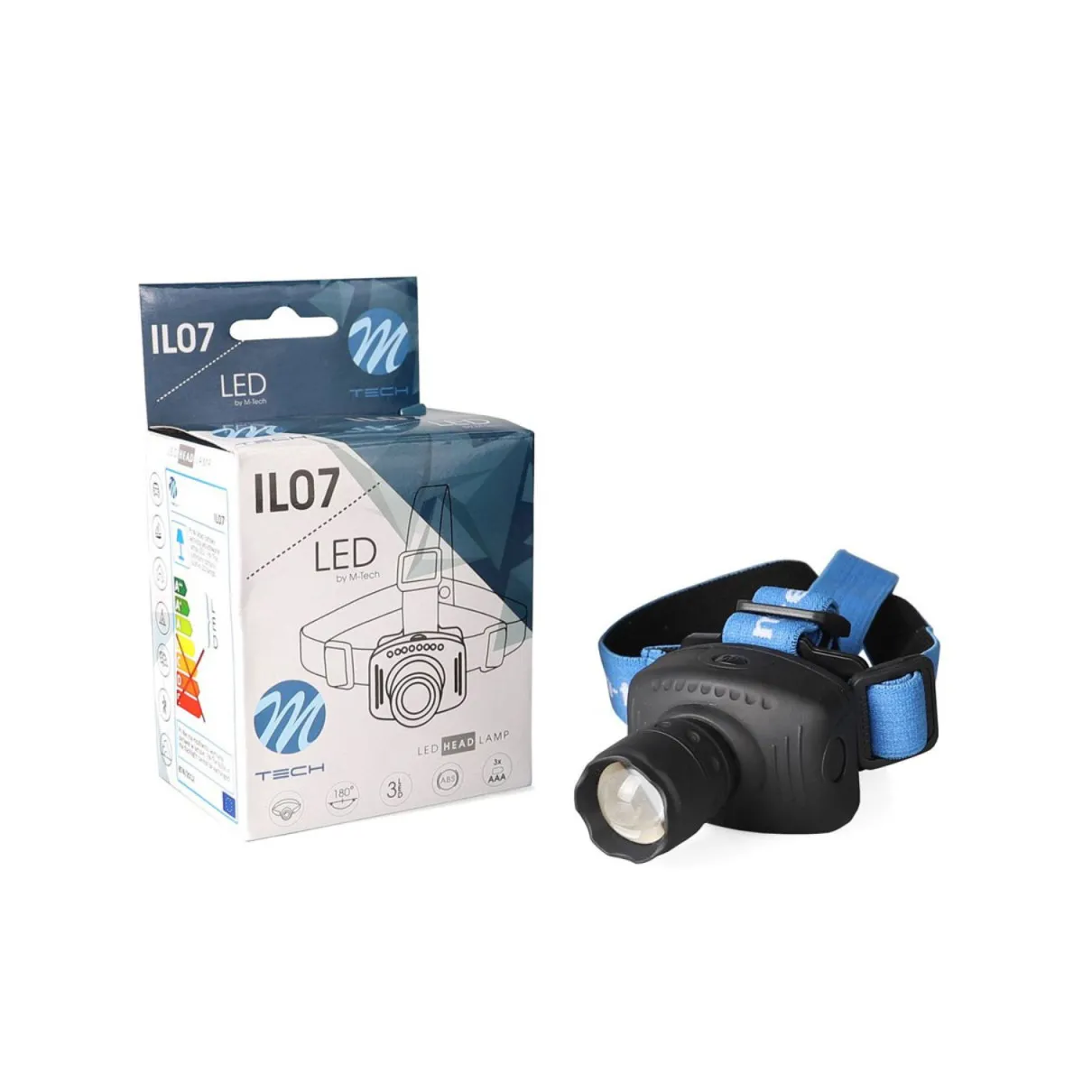 M-TECH Led lampa za glavu 3xaaa baterije