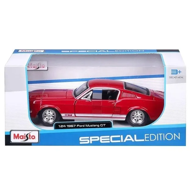 MAISTO Metalni model autića 1:24 1967 Ford Mustang GT 31260RD