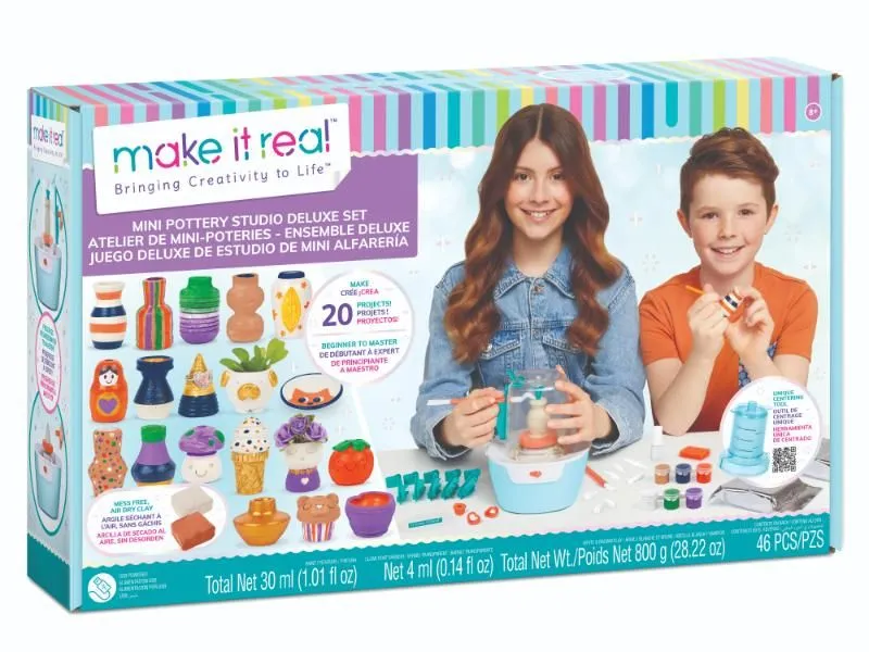 Make it Real Mini grnčarski studio deluxe