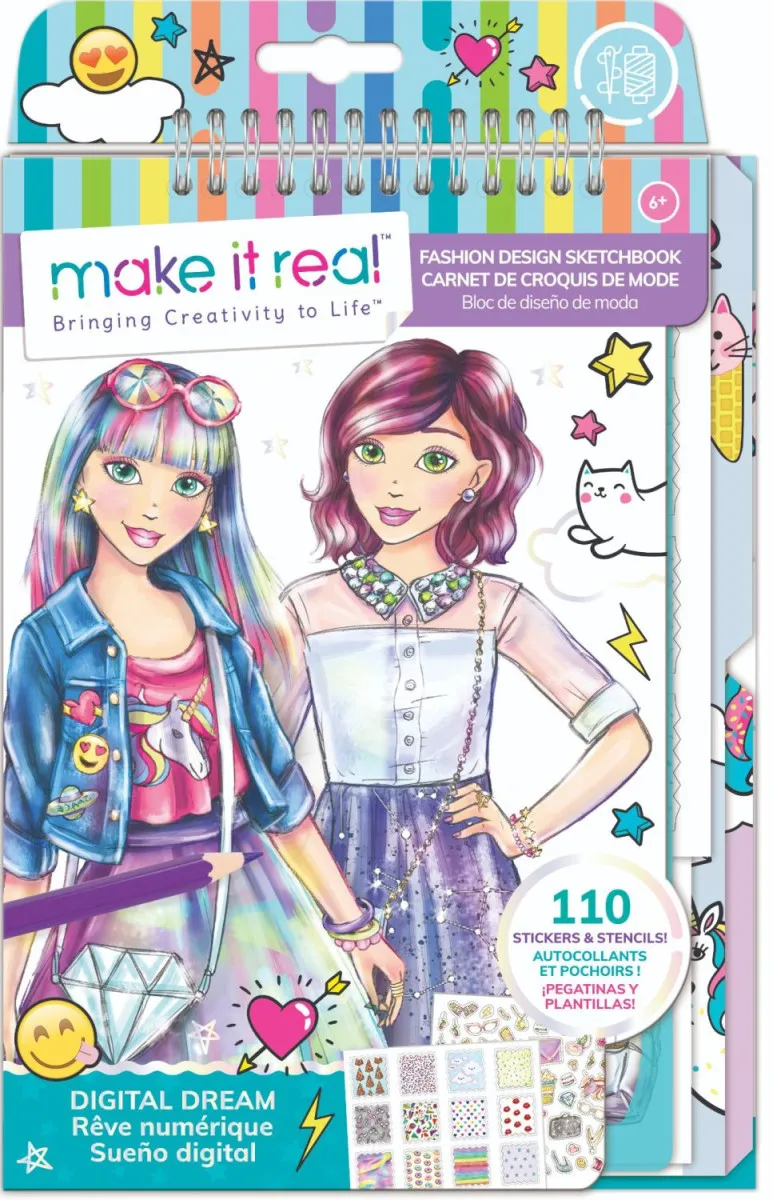 Make it Real Modna bojanka digital dream
