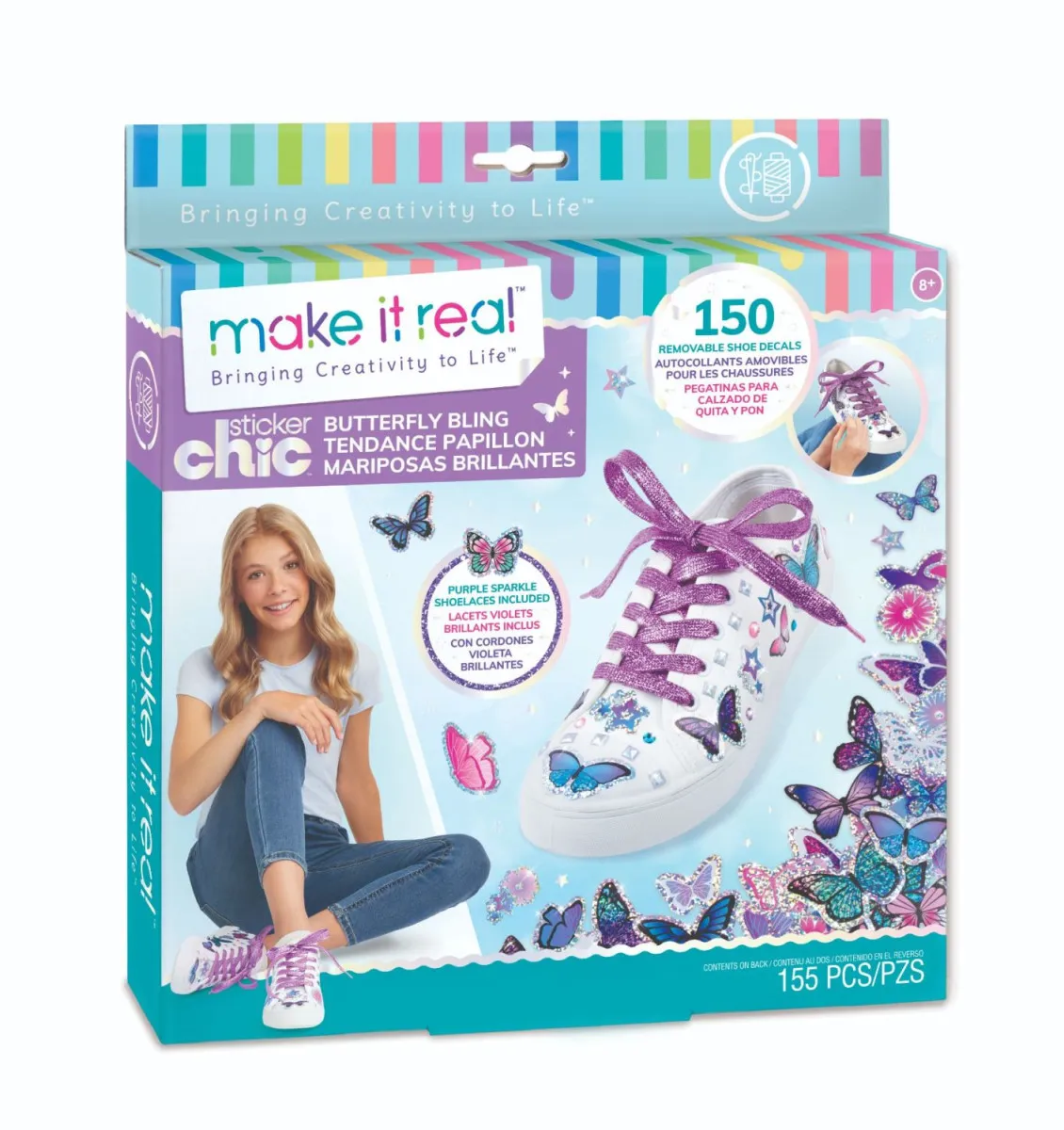 Make it Real Nalepnice Chic butterfly set