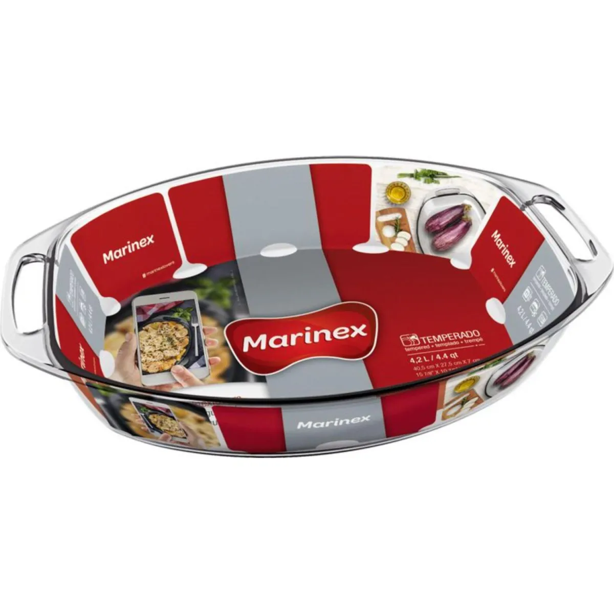 MARINEX Posuda vatrostalna Seletta 4/2L ovalna
