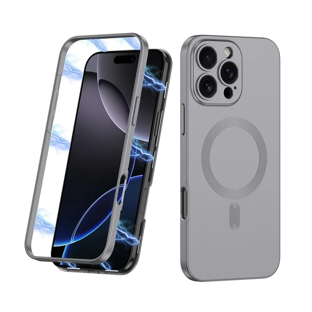 Maska 360 COLOR MagSafe za iPhone 16 Pro/ siva