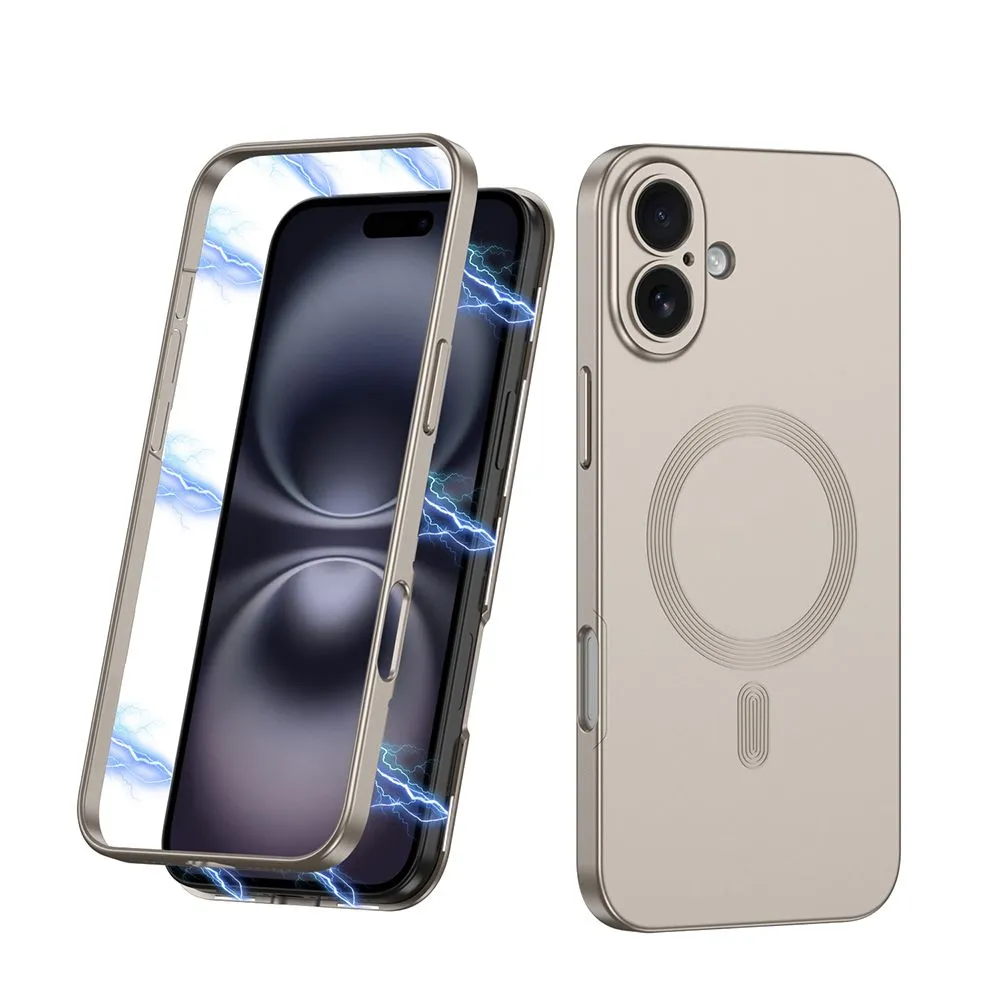 Maska 360 COLOR MagSafe za iPhone 16/ titanijum