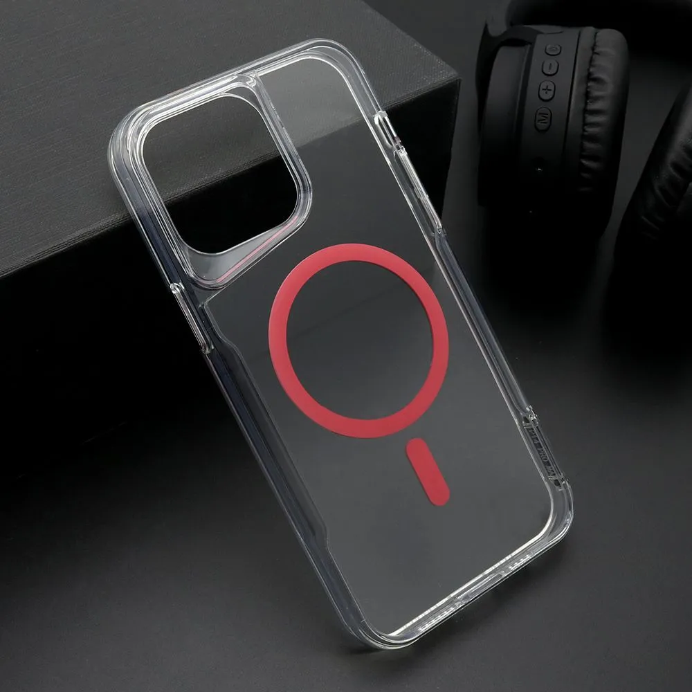 Maska Aura Magsafe za iPhone 14 Pro Max/ crvena