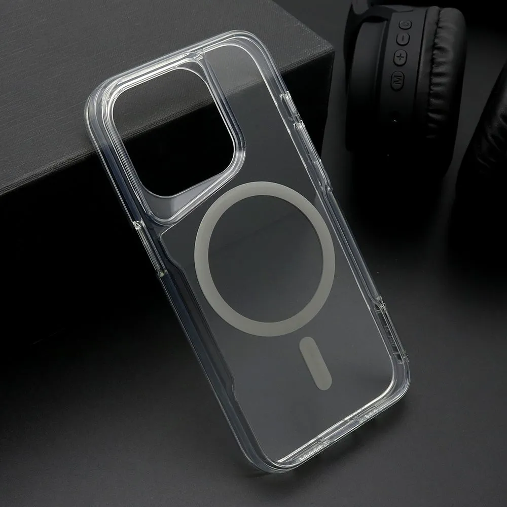 Maska Aura Magsafe za iPhone 15 Pro/ siva