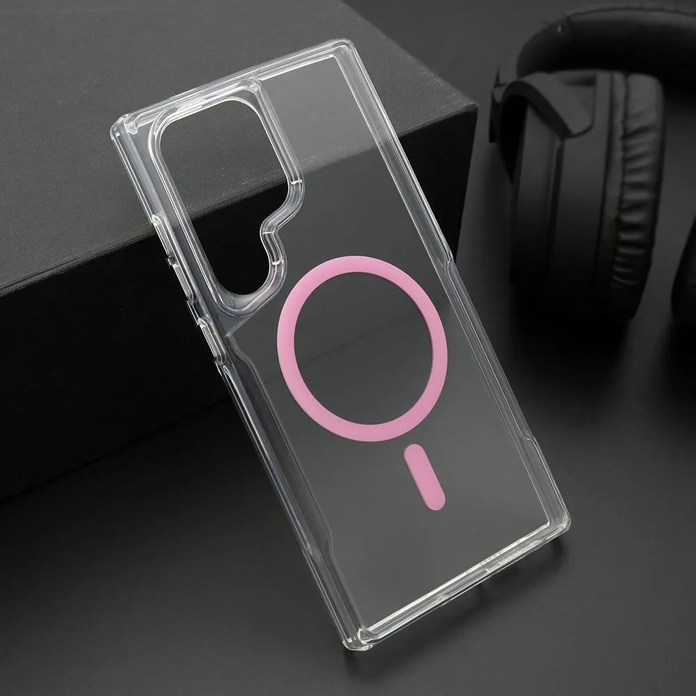 Maska AURA MagSafe za Samsung S928B Galaxy S24 Ultra 5G/ roza