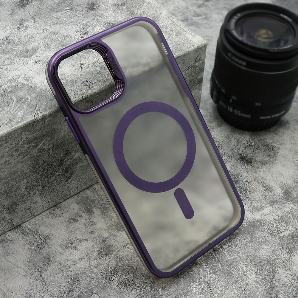 Maska CAMERA DROP MagSafe za iPhone 11/ ljubičasta