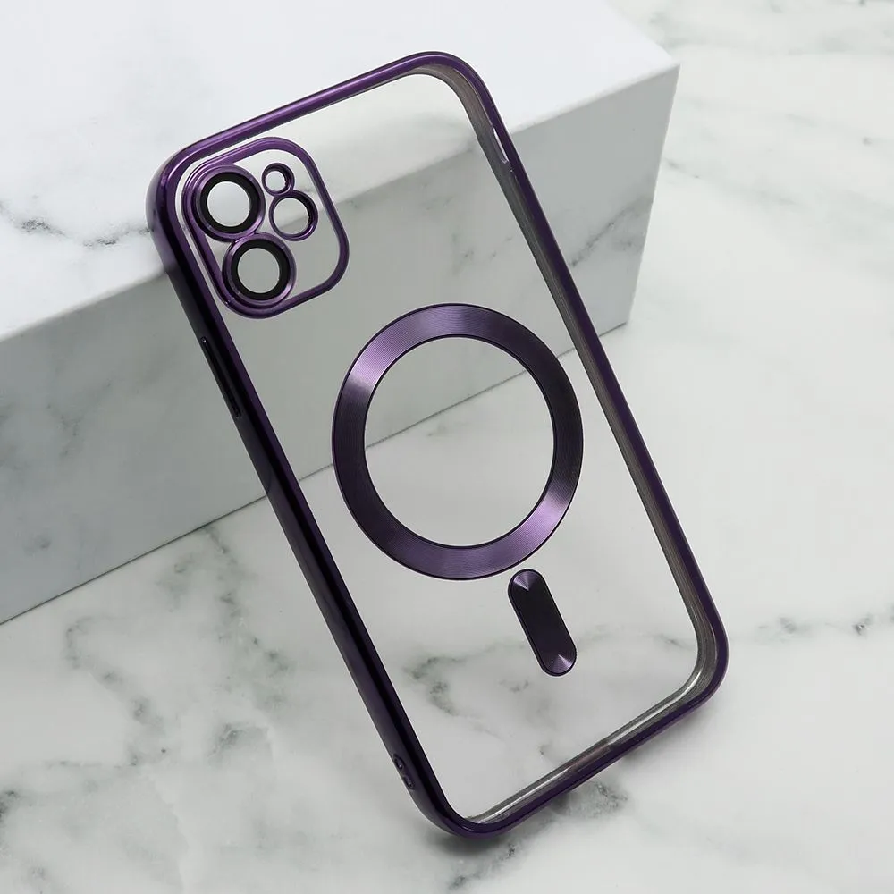 Maska Camera Protect MagSafe za iPhone 11/ ljubičasta