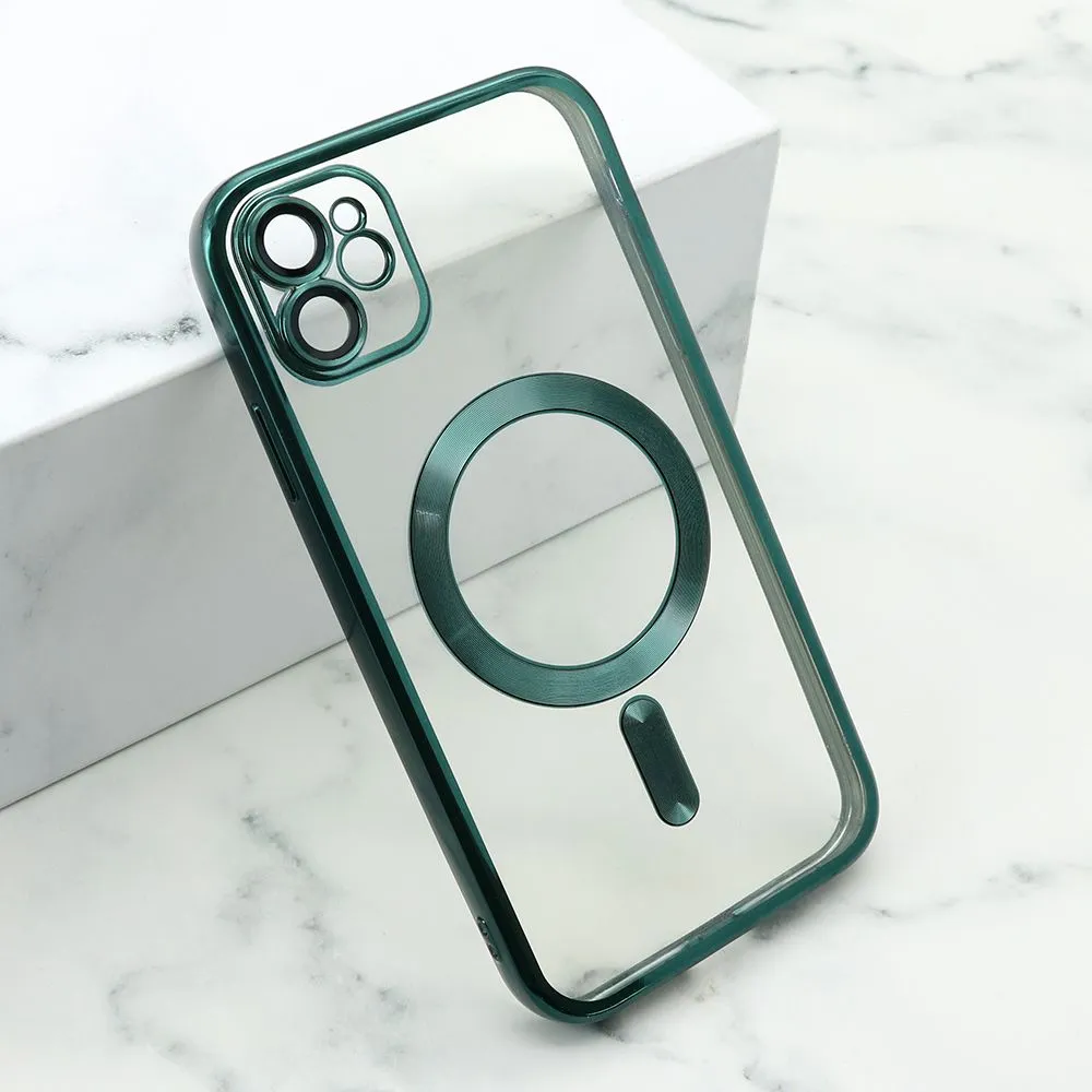 Maska CAMERA PROTECT MagSafe za iPhone 11/ zelena