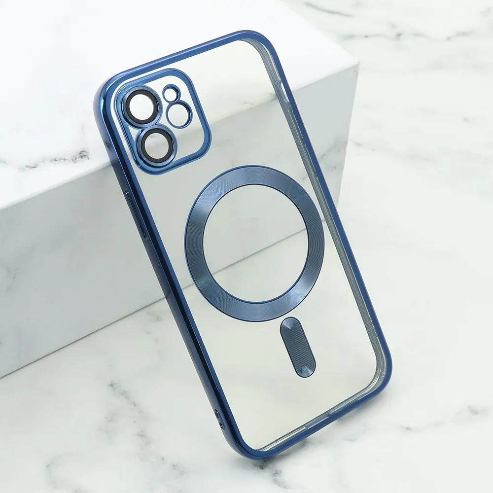Maska CAMERA PROTECT MagSafe za iPhone 12/ plava