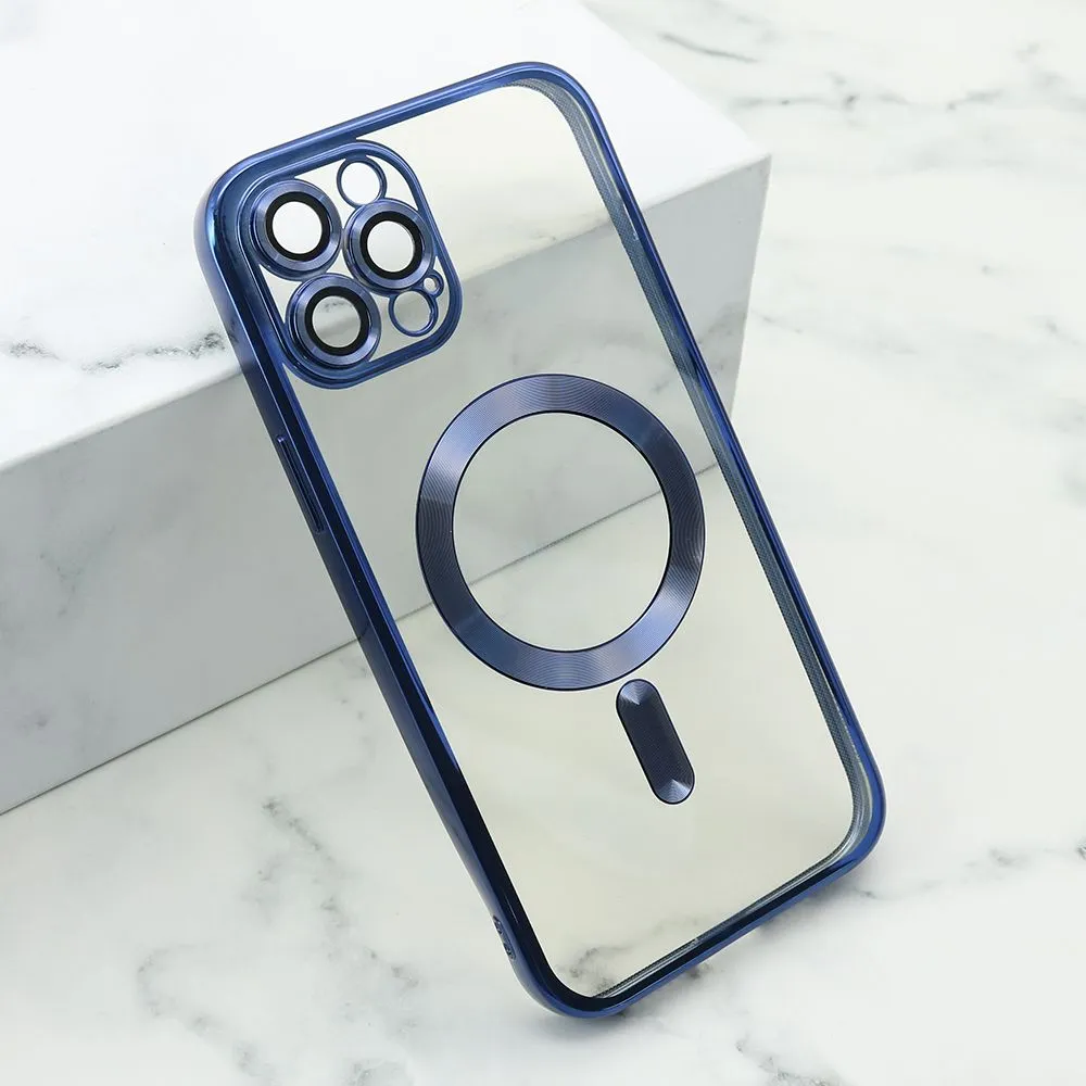 Maska CAMERA PROTECT MagSafe za iPhone 12 Pro Max/ plava