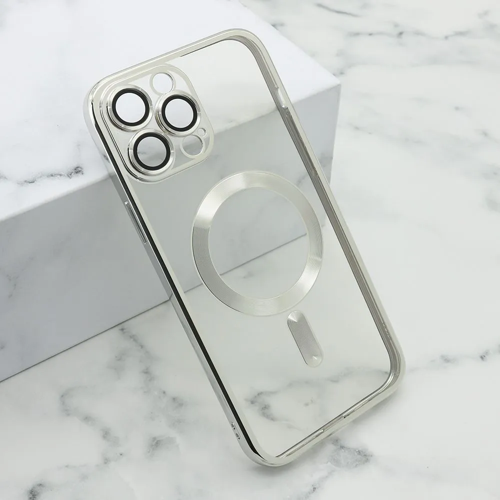 Maska Camera Protect MagSafe za iPhone 13 Pro Max/ srebrna