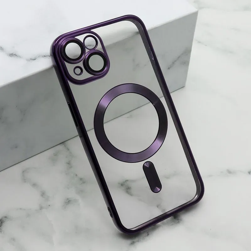 Maska Camera Protect MagSafe za iPhone 14/ ljubičasta