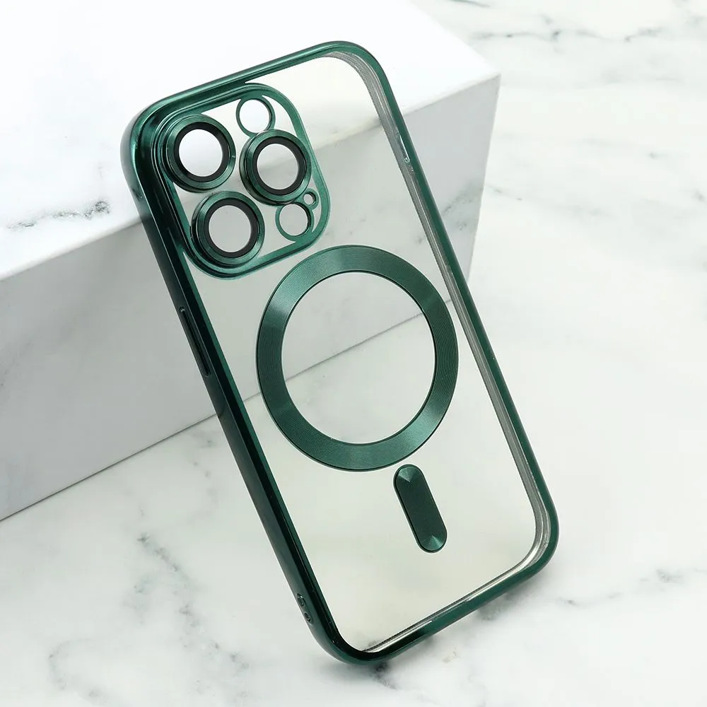 Maska CAMERA PROTECT MagSafe za iPhone 14 Pro/ zelena