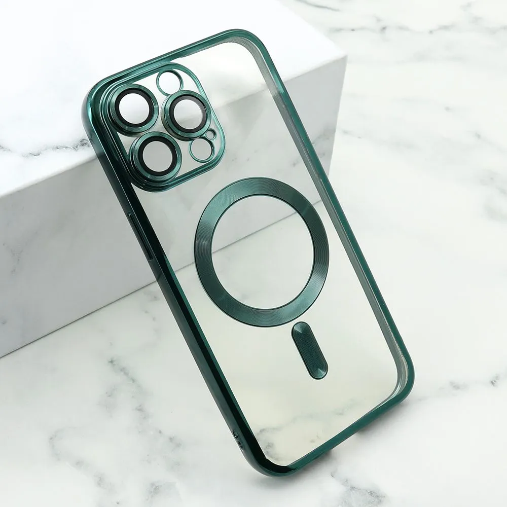 Maska CAMERA PROTECT MagSafe za iPhone 15 Pro Max/ zelena
