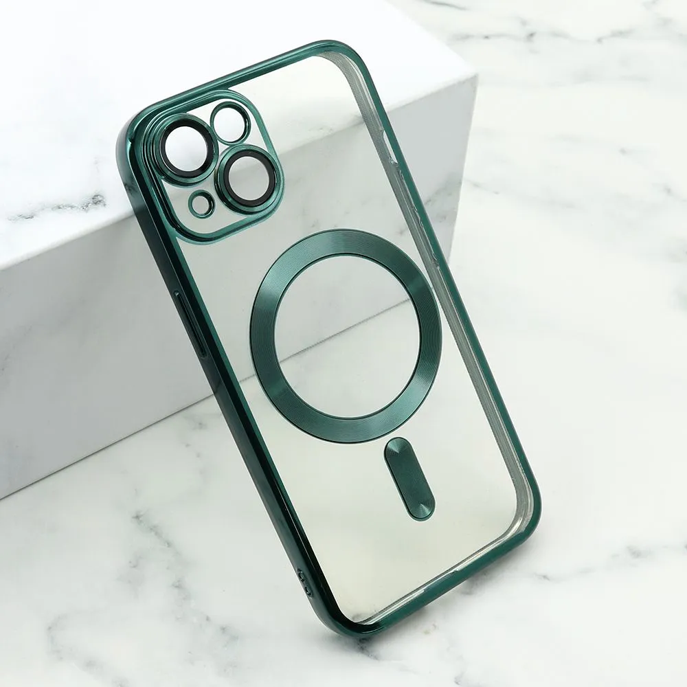 Maska CAMERA PROTECT MagSafe za iPhone 15/ zelena