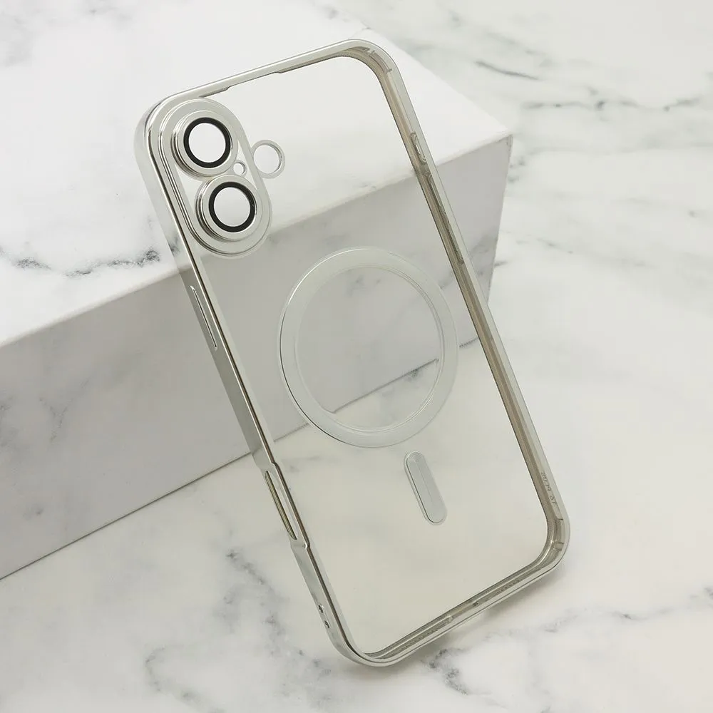 Maska Camera protect Magsafe za iPhone 16 Plus/ srebrna
