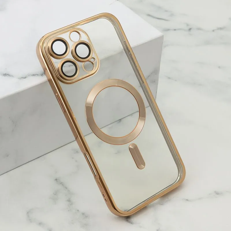 Maska CAMERA PROTECT MagSafe za iPhone 16 Pro Max/ zlatna