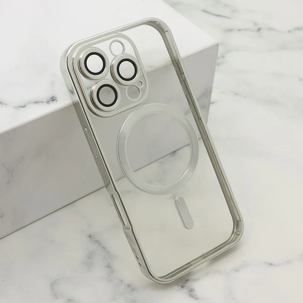 Maska Camera protect Magsafe za iPhone 16 Pro/ srebrna