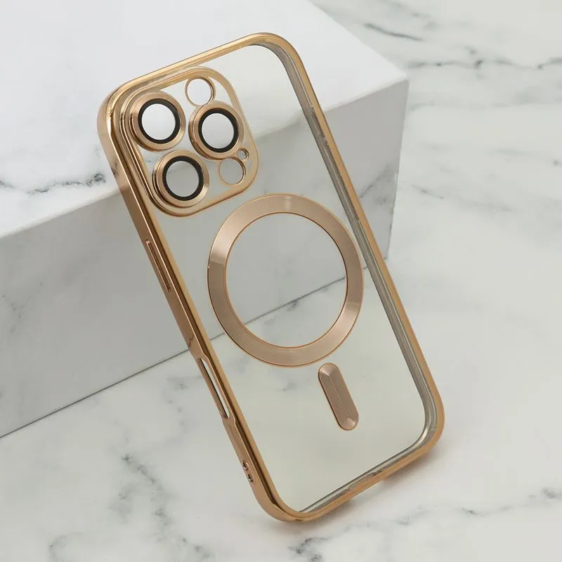 Maska CAMERA PROTECT MagSafe za iPhone 16 Pro/ zlatna
