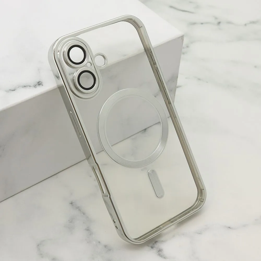 Maska Camera protect Magsafe za iPhone 16/ srebrna