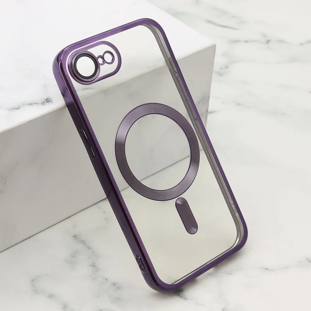 Maska CAMERA PROTECT MagSafe za iPhone 16E/ ljubičasta