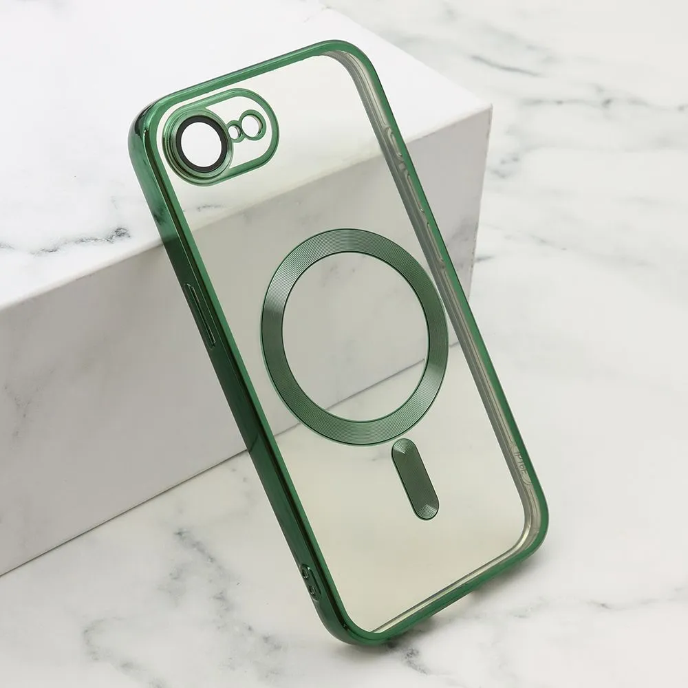 Maska CAMERA PROTECT MagSafe za iPhone 16E/ zelena