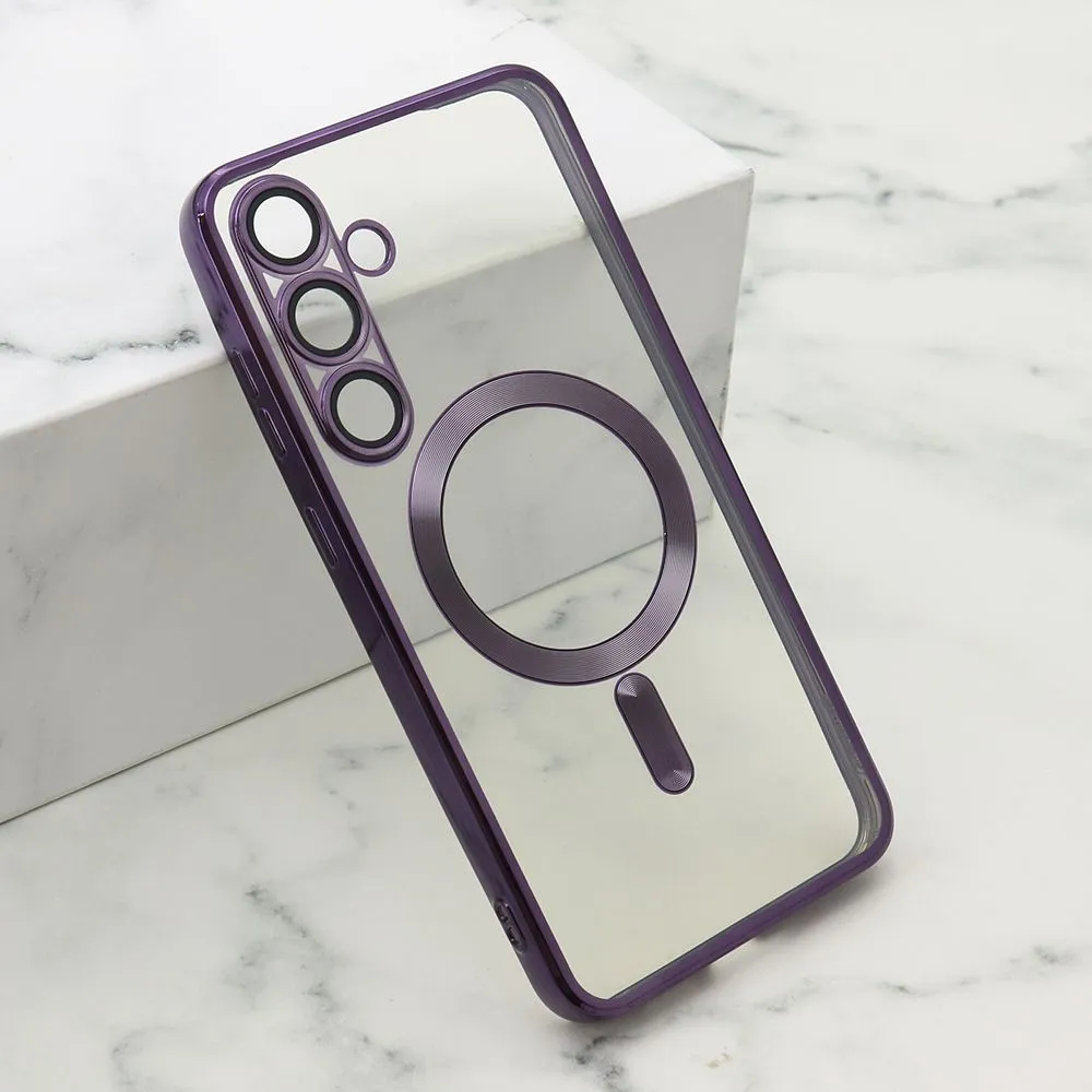 Maska CAMERA PROTECT MAGSAFE za Samsung S936B Galaxy S25 Plus 5G/ ljubičasta