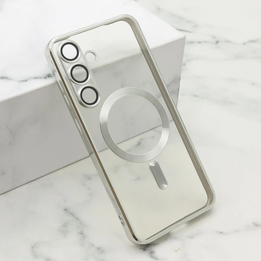 Maska CAMERA PROTECT MAGSAFE za Samsung S936B Galaxy S25 Plus 5G/ srebrna
