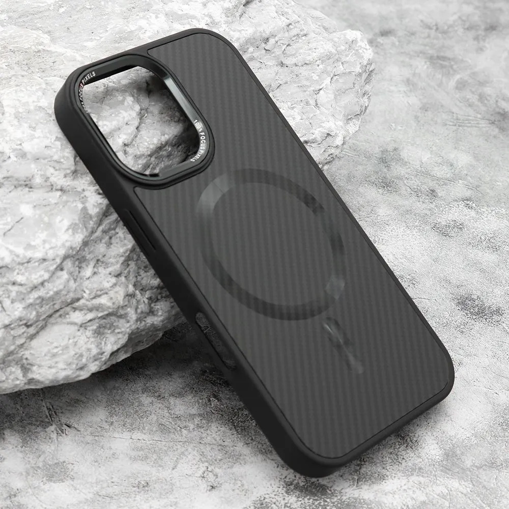 Maska Carbon Magsafe za iPhone 16/ crna