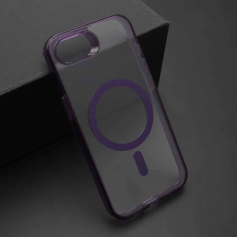 Maska COLOR FRAME MagSafe za iPhone 16E/ ljubičasta