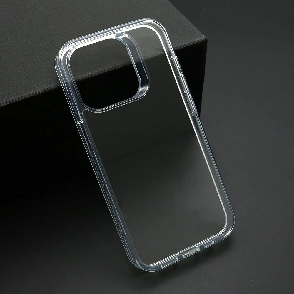 Maska Color Frame za iPhone 15 Pro/ srebrna
