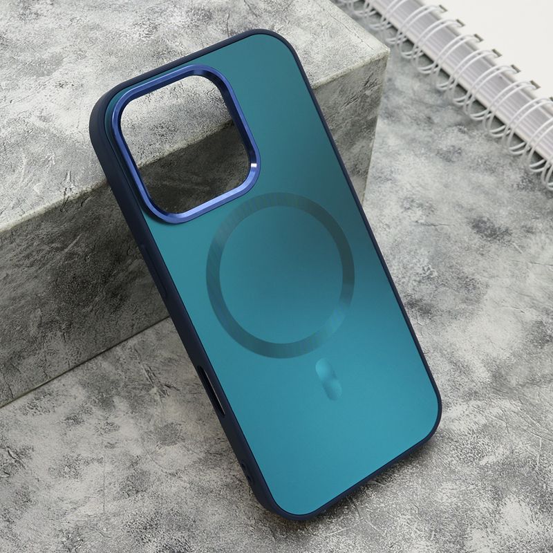 Maska COLOR METAL MagSafe za iPhone 16 Pro/ plava