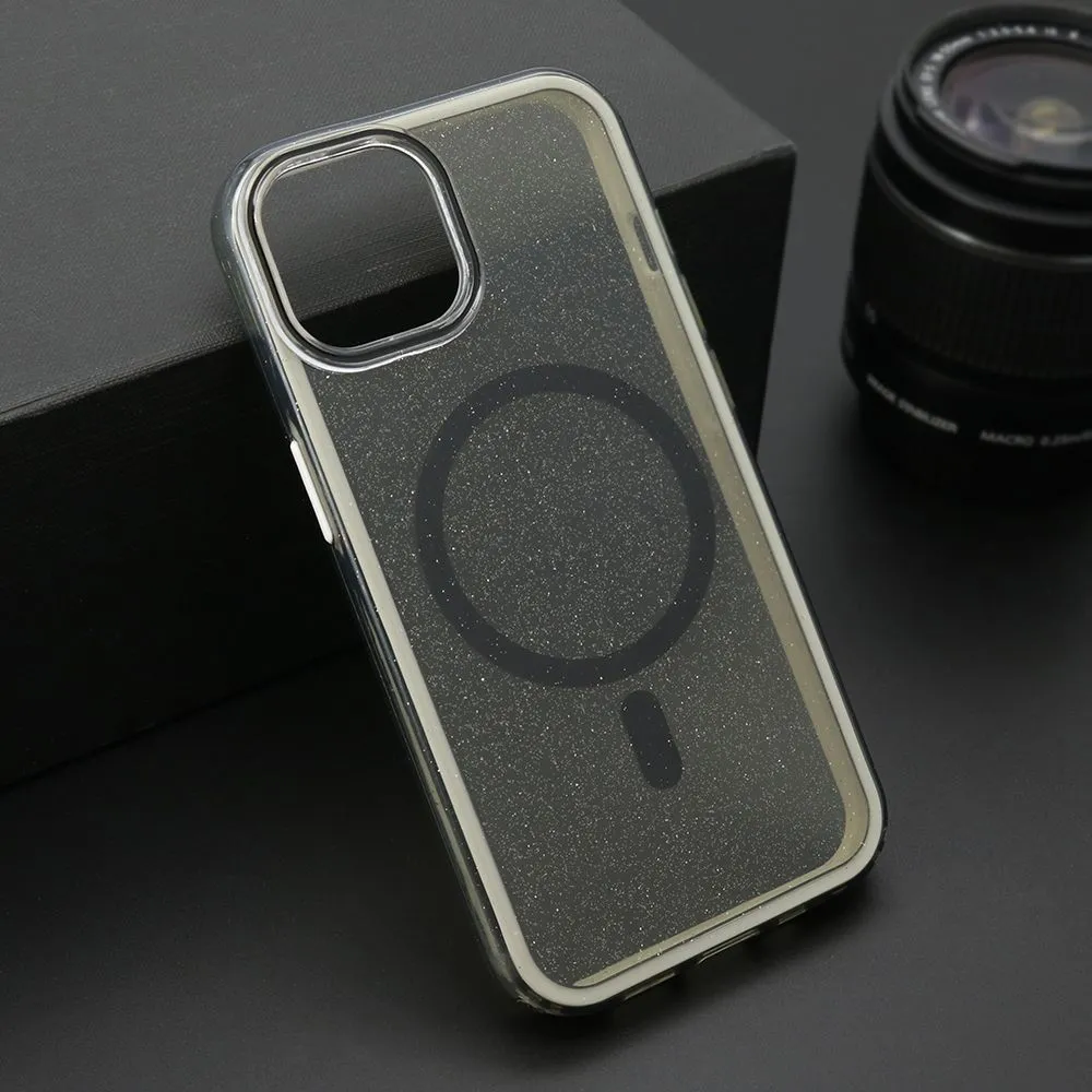 Maska CRYSTAL MagSafe za iPhone 14/ crna