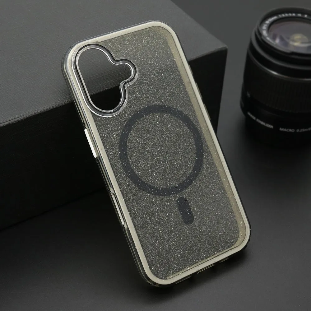 Maska CRYSTAL MagSafe za iPhone 16/ crna