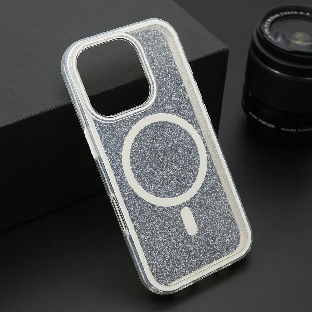 Maska CRYSTAL MagSafe za iPhone 16 Pro/ bela